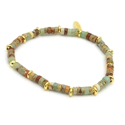 Armband facet 6mm (champagne)