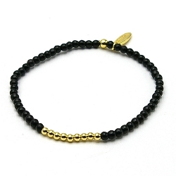 Armband facet 6mm (champagne)