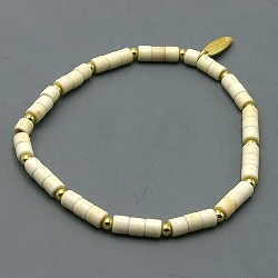 Armband facet 6mm (champagne)