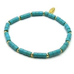 Armband facet 6mm (champagne)