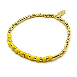 Armband facet 6mm (champagne)