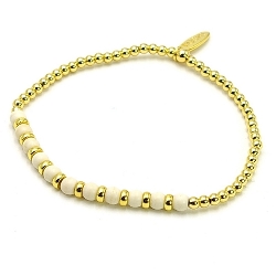 Armband facet 6mm (champagne)