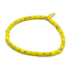 Armband facet 6mm (champagne)