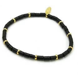 Armband facet 6mm (champagne)