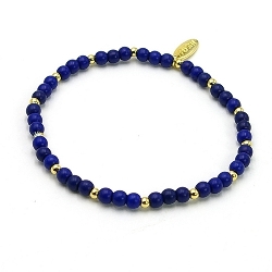 Armband facet 6mm (champagne)