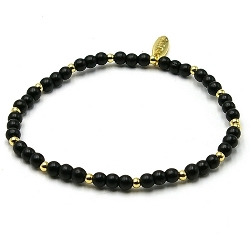 Armband facet 6mm (champagne)