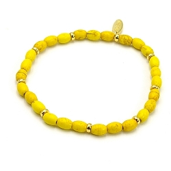 Armband facet 6mm (champagne)