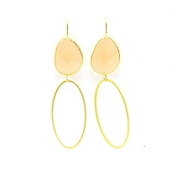 Armband facet 6mm (champagne)