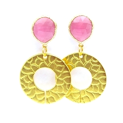 Armband facet 6mm (champagne)