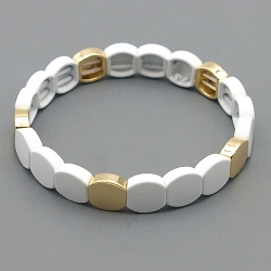 Armband facet 6mm (champagne)