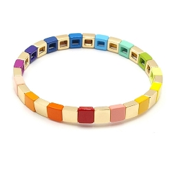 Armband facet 6mm (champagne)