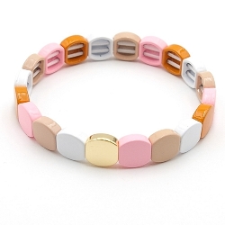 Armband facet 6mm (champagne)