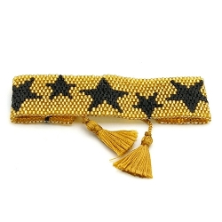 Armband facet 6mm (champagne)