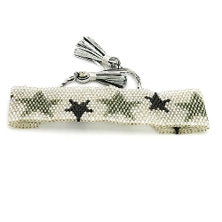 Armband facet 6mm (champagne)