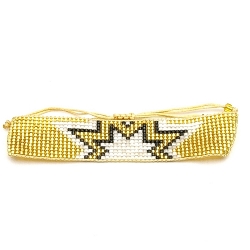 Armband facet 6mm (champagne)