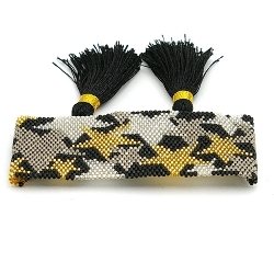 Armband facet 6mm (champagne)