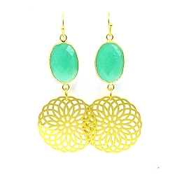 Armband facet 6mm (champagne)