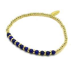 Armband facet 6mm (champagne)