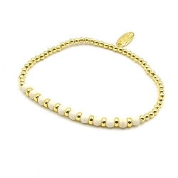 Armband facet 6mm (champagne)