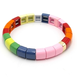 Armband facet 6mm (champagne)