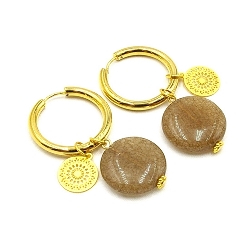 Armband facet 6mm (champagne)