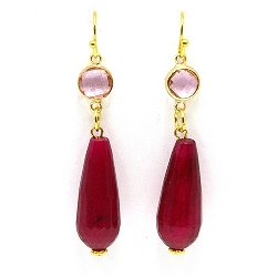 Armband facet 6mm (champagne)