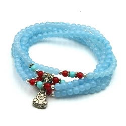 Armband facet 6mm (champagne)