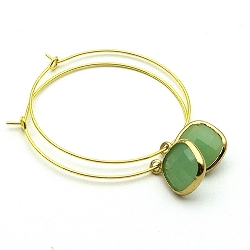 Armband facet 6mm (champagne)