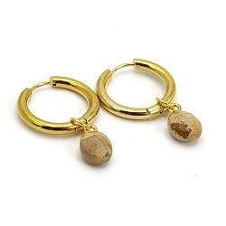 Armband facet 6mm (champagne)