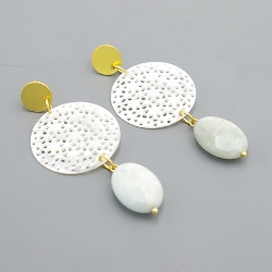 Armband facet 6mm (champagne)