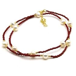 Armband facet 6mm (champagne)