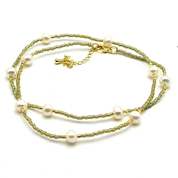 Armband facet 6mm (champagne)