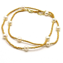 Armband facet 6mm (champagne)