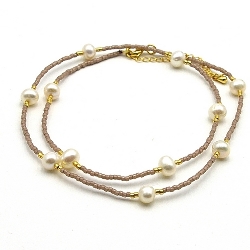 Armband facet 6mm (champagne)