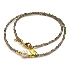 Armband facet 6mm (champagne)