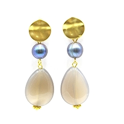 Armband facet 6mm (champagne)