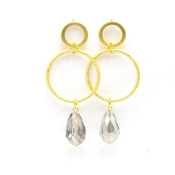 Armband facet 6mm (champagne)