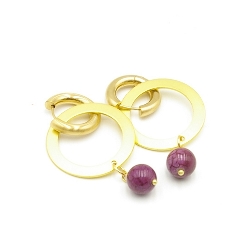 Armband facet 6mm (champagne)