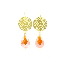 Armband facet 6mm (champagne)