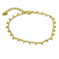 Armband facet 6mm (champagne)