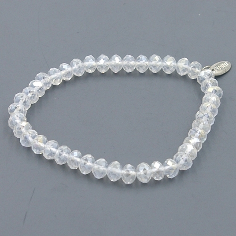 Armband facet 8mm (crystal)