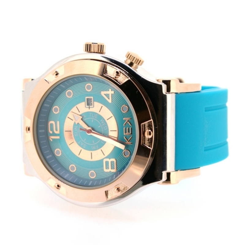 KEK horloge unisex turquoise