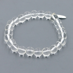 Armband glas 10mm transparant