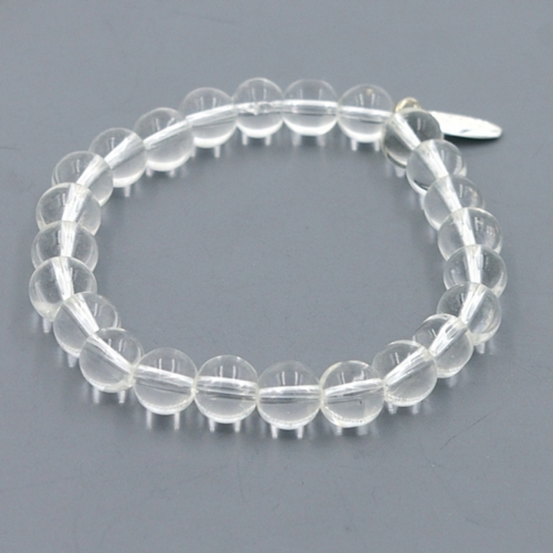 Armband glas 10mm transparant