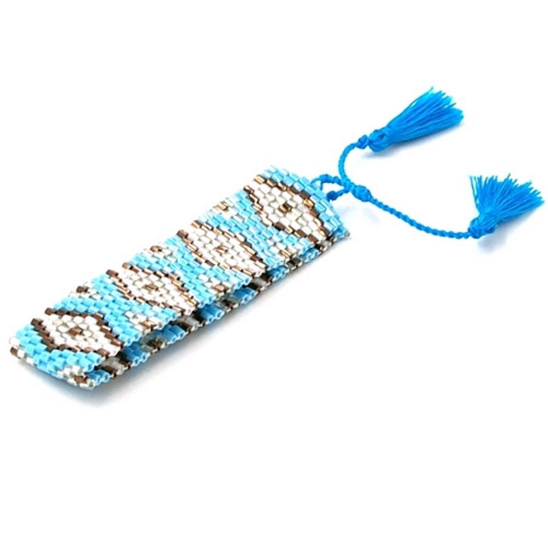 Armband plat geweven met aantrek koordje