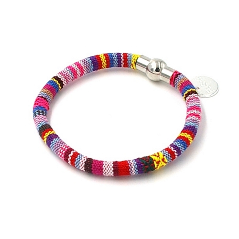 Armband aztec koord met mix kleuren