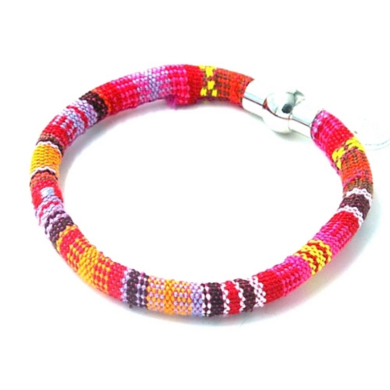 Armband aztec koord met mix kleuren