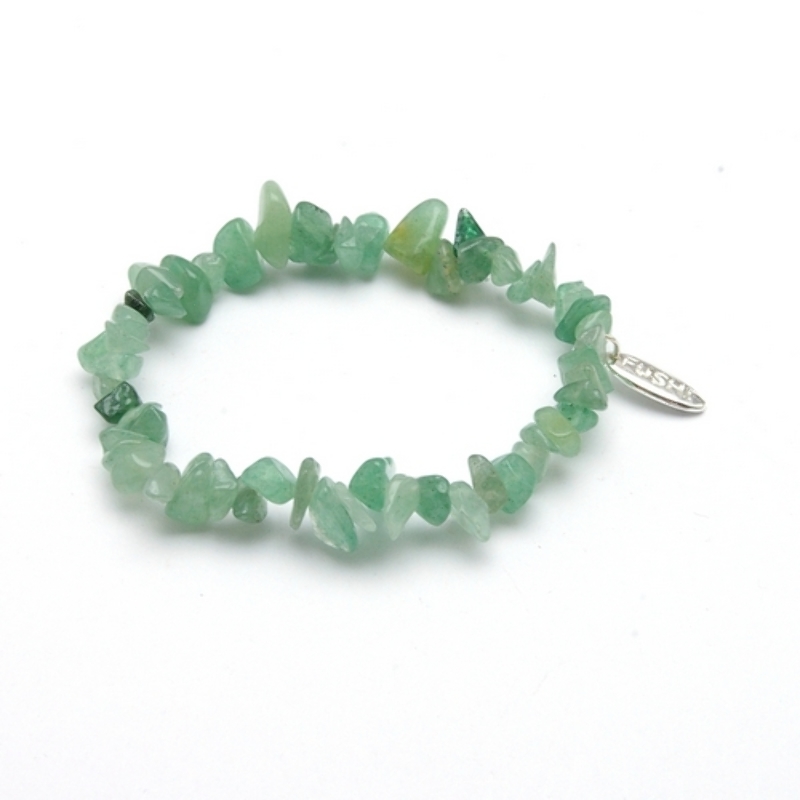 Armband halfedelsteen chips aventurine fijn