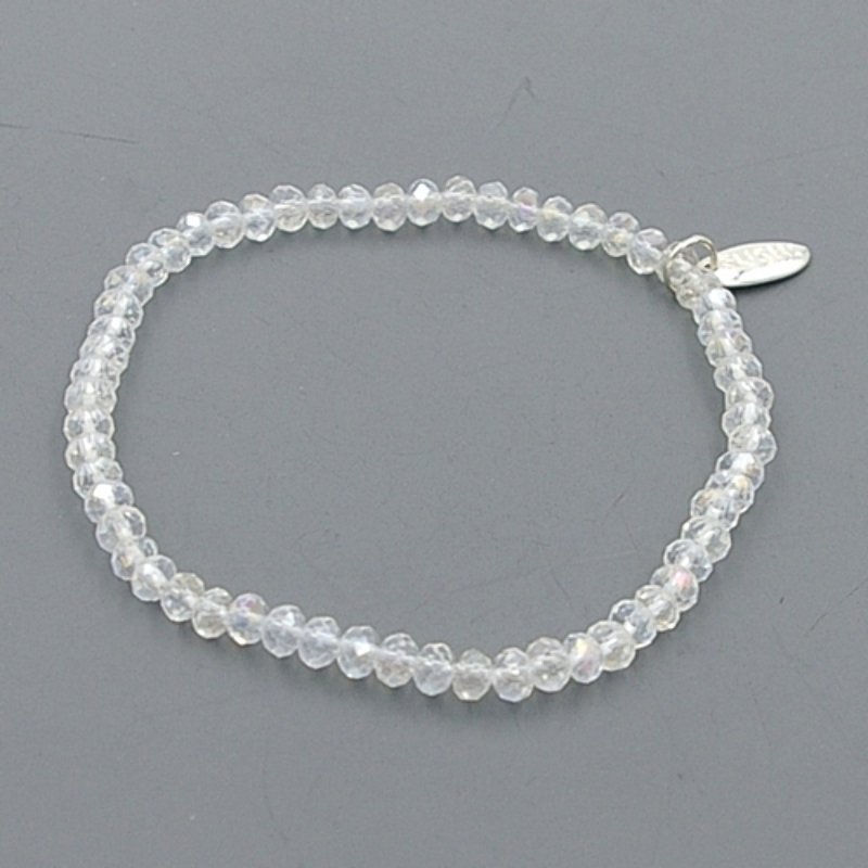 Armband facet 4mm (crystal)