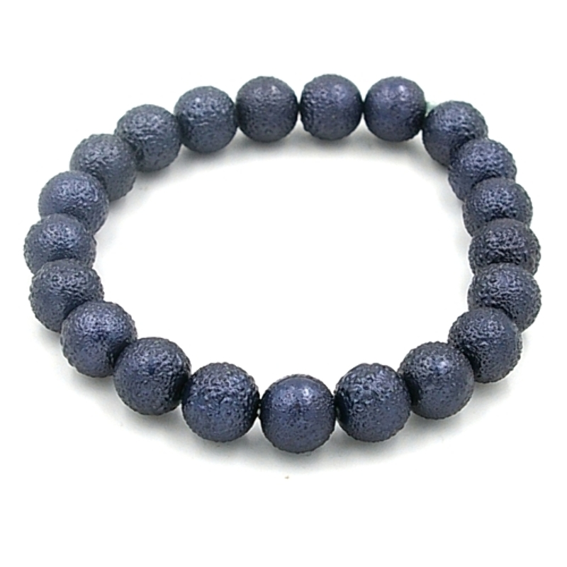 Armband ijsparel paars